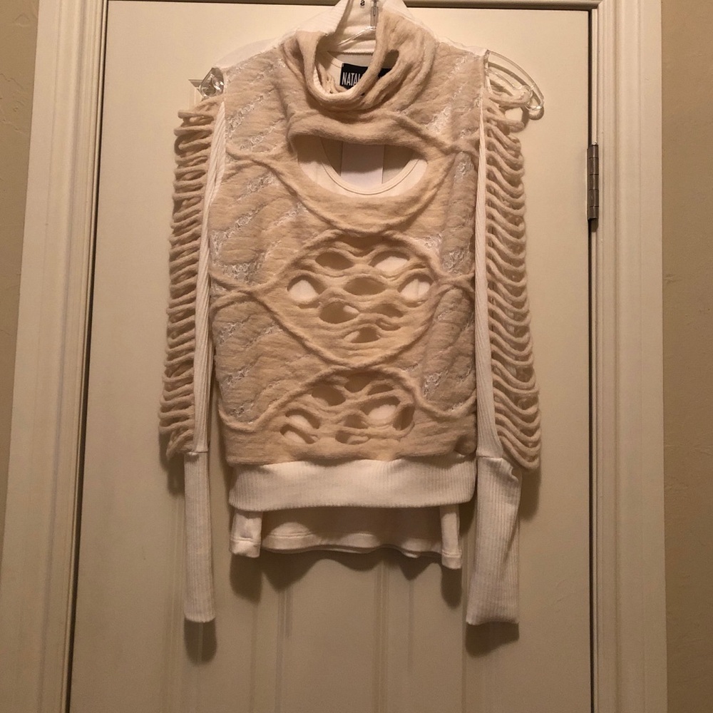 Natalia Romano 2 piece sweater